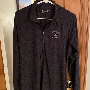 UST WOMENS ATHLETIC QUARTER ZIP